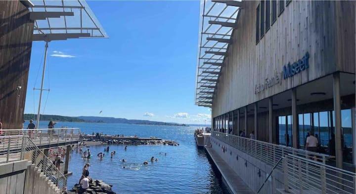 Exclusive Apartment, Sea View To Oslo Fjord, Located On Water In Oslo Center Exterior photo