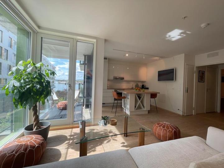 Exclusive Apartment, Sea View To Oslo Fjord, Located On Water In Oslo Center Exterior photo